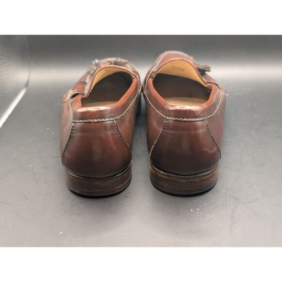 Cole Haan City Pinch Tassel Loafers Burgundy Men\'s Size 9 D main image 4